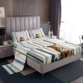 thumbnail image 1 of Erosebridal Leopard Print Full Sheet Sets, Wild Cheetah Bedding, 4 Pieces, Microfiber, 1 of 6