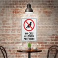 thumbnail image 4 of No Cats Allowed Past Here Sign Safe Sign, Signs Outdoor, 12 X 8 In, Sign For Home, Business, Driveway Alert, 4 of 6