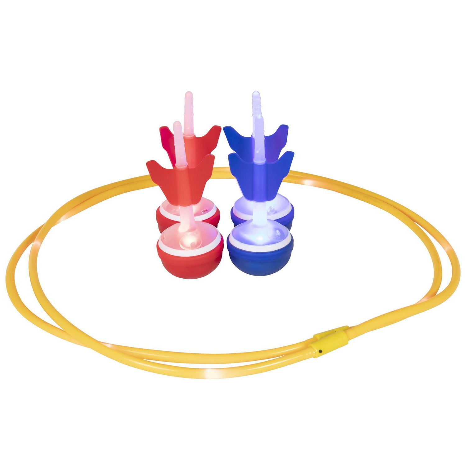 Triumph LED Backyard Outdoor Jumbo Size Darts Game Set - Red and Blue