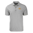 thumbnail image 2 of Men's Cutter & Buck  Heather Gray Tennessee Tech Golden Eagles Forge Eco Heathered Stripe Stretch Recycled Polo, 2 of 3