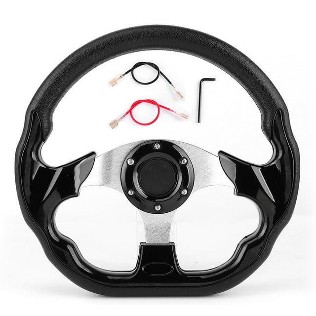 Volant, 320mm / 12.5in Voiture de Course Dérive Volant Voiture Modifié Accessoire Ultra Réactif