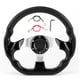 thumbnail image 2 of A la deriva de 320 mm/12.5in Racing Car Directing Wheel Con Botón de Bocina Color Negro Brillante Universal, 2 of 7