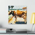 thumbnail image 4 of Cow in Pointillism - Canvas, 4 of 10