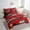 Red, variant on 7Pcs Red Train Bedding Set Full Size Cartoon Car Comforter, Vintage Style Steam Engine Bedding Comforter Sets(1 Comforter, 1 Flat Sheet 1 Fitted Sheet 2 Pillowcases 2 Throw Pillow Covers)