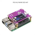thumbnail image 3 of Placa de ExpansióN PCIE M.2 NVME 2230 2242 Gen3 SSD HAT + Estuche + Disipador de SSD para 5 PCIE M.2 NVME SSD HAT, 3 of 5