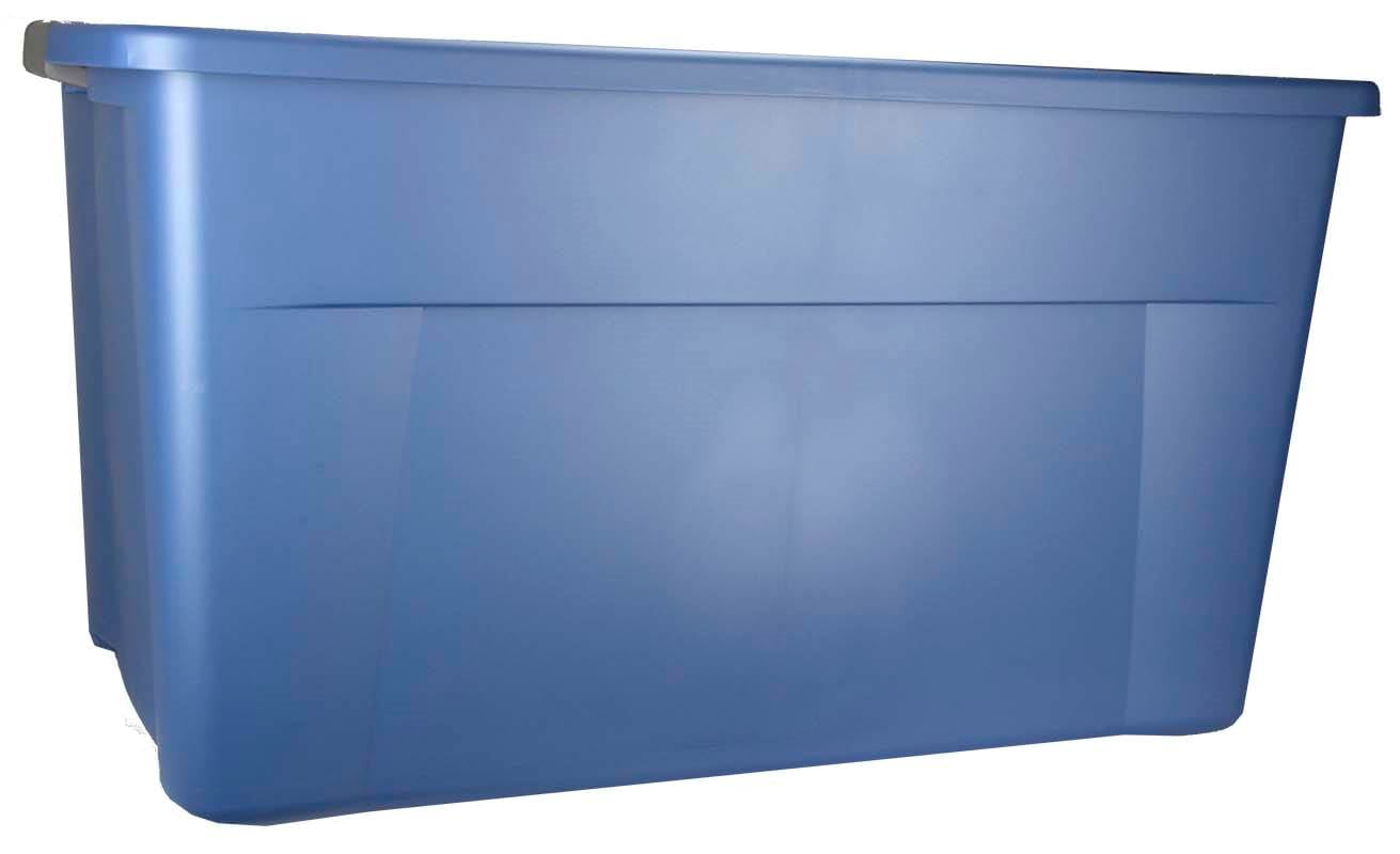 Sterilite 45 Gallon Wheeled Portable Latching Storage Tote Box, Gray (8