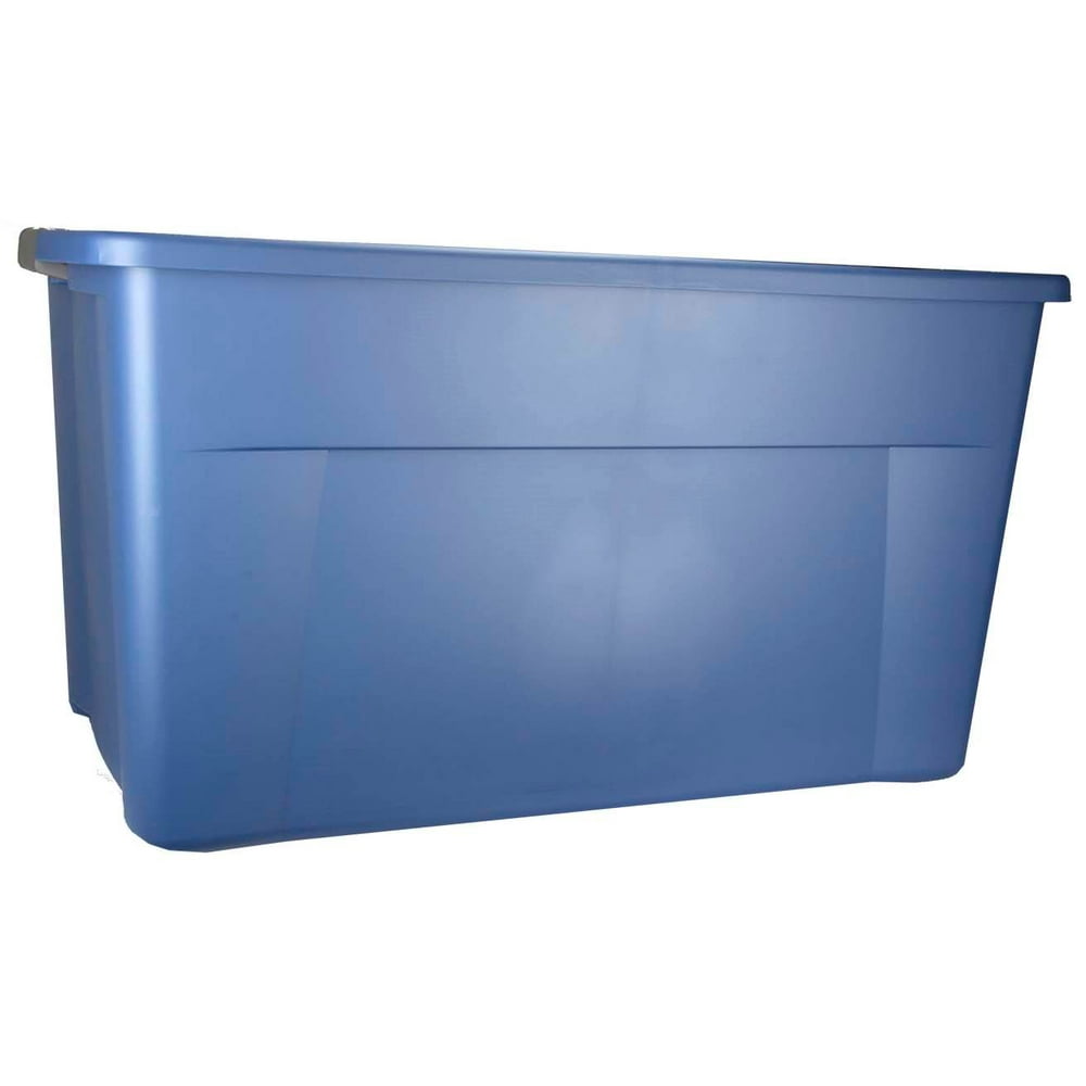 Sterilite 45 Gallon Wheeled Portable Latching Storage Tote Box, Gray (8