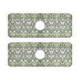 thumbnail image 7 of Yayeee Faucet Mat for Kitchen Sink 14.7" Diatomite Long Splash Guard Pad, Beige Floral, 2 Pack, 7 of 7