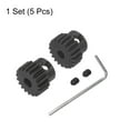 thumbnail image 4 of Uxcell 48P Hardened Pinion Motor Gear Set 19T 20T 1/8 inch RC Motor Shaft, 4 of 6