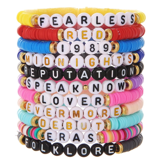 Pulseras Álbum 11/14 PCS para Fanáticos Regalos Fiesta Preadolescentes