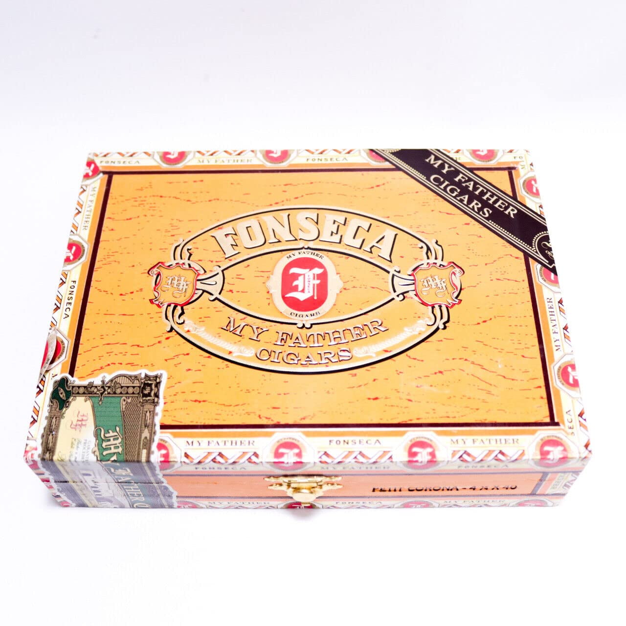 Fonseca Petit Corona Empty Wood Cigar Box 7.25" x 5.25" x 1.75"