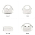 thumbnail image 2 of LHSHID Women Woven Tote Small Crossbody Bag, Weave Quilted Purse Square Shoulder Bag Woven Handbag with Detachable Strap, 2 of 7