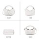 thumbnail image 2 of LHSHID Women Woven Tote Small Crossbody Bag, Weave Quilted Purse Square Shoulder Bag Woven Handbag with Detachable Strap, 2 of 7