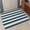 Blue Grey, variant on Small Door Mat Indoor Outdoor 15.7"x23.6",Navy Blue Grey Stripe Absorbent Non Slip Entry Rug,Minimalist Farmhouse Striped Low Profile Welcome Mat for Front/Side Door Apartment Entrance Bathroom