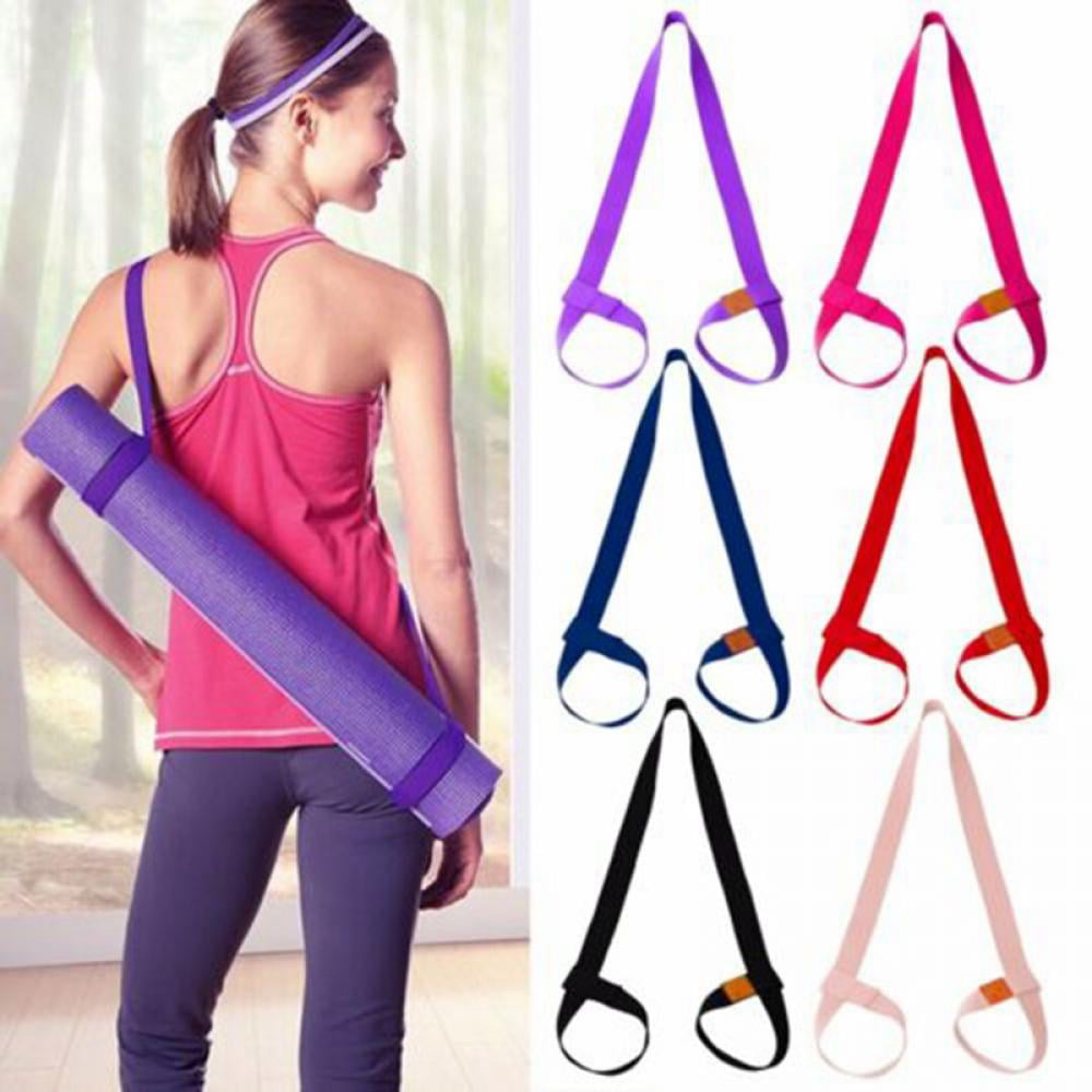 Yoga Mat Strap Carrier Shoulder Sling Band Exercise Stretching Stretch Strap 