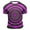 Purple(New), variant on PNTUTB Men's Fashion Optical Illusion Print Casual Crew Neck Short Sleeve Summer Comfortable T Shirts