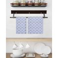 thumbnail image 3 of Spring Floral Kitchen Dish Towels for Drying Dishes Set of 3, Retro Flowers Leaves Botanical Light Blue Waffle Weave Microfiber Hand Tea Bathroom Towels Quick Dry & Absorbent Towel 15.7x23.6, 3 of 7