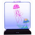 thumbnail image 1 of Playlearn Jellyfish Lamp Tank Aquarium - Mood Night Light for Kids - Color Changing LED Lamp - Comes with 2 Jelly Fish, 1 of 3