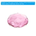 thumbnail image 4 of Unique Bargains 25mm Flat Back Round Acrylic Rhinestones, 100 Pack Plastic Circle Gems for Jewelry Making Costume, Rose Red, 4 of 6