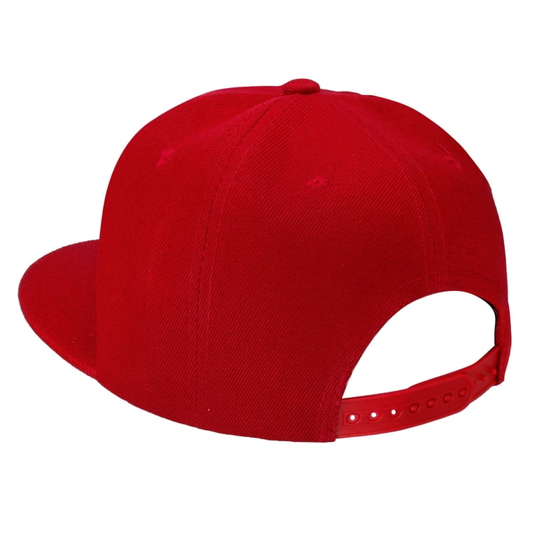 Casquette Snapback Vintage LOGA, Noir Et Rouge, Ajustable, Style Hip Hop