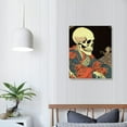 thumbnail image 3 of JEUXUS  Witch and Skeleton Ukiyo-E by Utagawa Takiyasha Historic Cultural Illustrations for Living Room Bedroom Home Decorations Landscape Artwork, 3 of 4