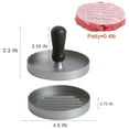 thumbnail image 2 of Burger Press 200PCS Patty Papers, Non-Stick Hamburger Patty Maker with Wax Paper, Aluminum Burger Maker for Kitchen BBQ Grill, 2 of 6