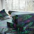 thumbnail image 2 of Neon Trees Christmas Wrapping Paper, Christmas Gift Wrap, Holiday Wrapping Paper, Premium Paper, Wrapping Paper Rolls, Christmas Gift Wrap 58x23in, 2 of 4