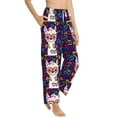 thumbnail image 2 of Daiia Llama Alpaca Women's Sleep Pant with Pockets and Drawstring,Pajama Pants-X-Large, 2 of 9