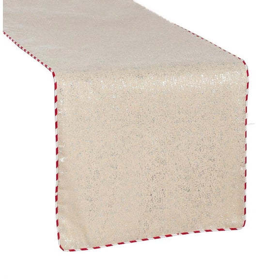 Fennco Styles Miroiter Collection Glamorous Foil Printed Table Runner for Home Decor, Holiday and Special Events