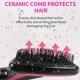 thumbnail image 4 of Hair Dryer Brush Combo for Detangling and Styling - Straightening Tool with Comb Design (Black), 4 of 5