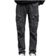 thumbnail image 2 of Pantalones largos de moda para hombre, casuales, de color sólido, con bolsillos y cremallera, cintura elástica, de poliéster., 2 of 9