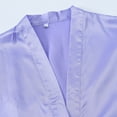 thumbnail image 5 of Boys Girls Satin Kimono Bathrobes with Belt, SILVERCELL Toddler Teens Kids Wedding Spa Party Robes Pajamas Coverups, 2-14 Years, 5 of 8