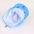 thumbnail image 7 of WQNVRNR Toddler Baby Sun Hat with Neck Flap- Wide Brim UPF 50+ Sun Protection Adjustable Bucket Hat Beach Hats Blue Size 1-2Y, 7 of 7