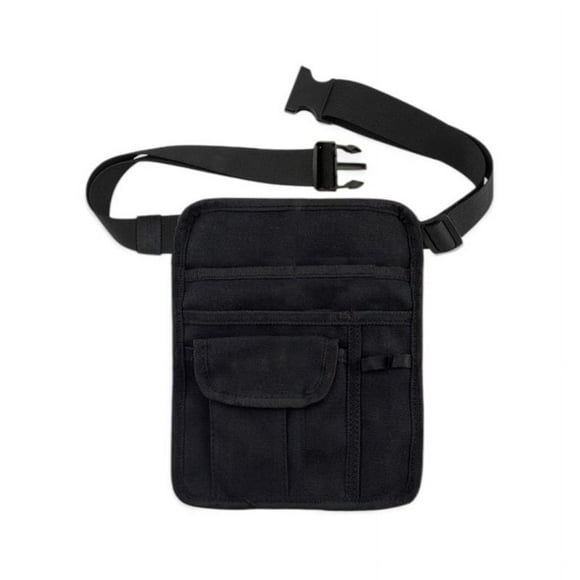Server Waist Pouch, Quality Restaurant Waiter Waist Pouch Bag with Adjustable Belt, Utility Money Bag, Serving Apron