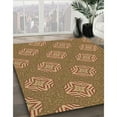thumbnail image 3 of Ahgly Company Machine Washable Indoor Round Transitional Mahogany Brown Area Rugs, 7' Round, 3 of 7