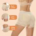 thumbnail image 5 of MISS COCOLI Lace Padded Panties for Women Slimming Butt Lifter Underwear Hip Enhancer Shaper Booty Pads Shapewear, 5 of 6