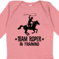 thumbnail image 4 of Inktastic Team Roper in Training Cowboy Boys or Girls Long Sleeve Baby Bodysuit, 4 of 5
