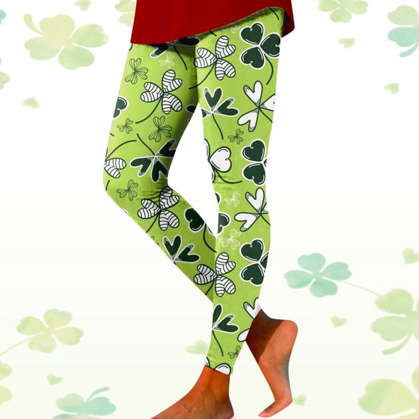 MKLEKYY Leggings push up para mujer, pantalones de yoga casuales con estampado St. para mujer (estilo 1)