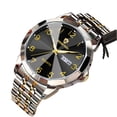 thumbnail image 2 of Resicozy Watches for Men Fashion Quartz Wristwatch with Round Dial Casual Business Watches Stainless Gift 2026 Silver with Black Face, 2 of 3