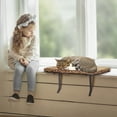 thumbnail image 4 of Coziwow Sturdy Cat Perch Pet Window Seat Cat Bed for Window Sill Mounted, Leopard Cushion, 4 of 11