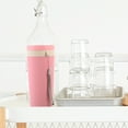 thumbnail image 3 of Tineasur Pink Portable Cup Leak Proof Water Bottle with Rope for Outdoor Use, 3 of 8