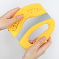 thumbnail image 1 of Cortador de anillo de acero inoxidable, 2 uds., cuchillo para Pizza, hierba, cuchillo para queso, rebanador multifuncional, herramienta para hornear LingWen 9024715610607, 1 of 1
