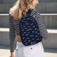 thumbnail image 5 of Disketp Cute Shark print Canvas Backpack Lightweight Travel Daypack Student Rucksack Laptop Backpack-, 5 of 5