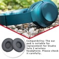 thumbnail image 4 of QualitChoice Coussin d'Oreille pour Casque Coussinets Antibruit Protection Accessoires de Remplacement pour Studio pour Solo 2 Sans Fil Couleur Titane 1ensemble, 4 of 6