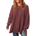 thumbnail image 2 of Sudadera SHEWIN holgada casual de manga larga para mujer, 2 of 6
