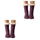 thumbnail image 1 of Sonducket 4 Uds. Medias hasta el muslo de invierno JK estilo pijo calcetín largo botas medias mujeres calcetines hasta la rodilla para diario Violeta 2Conjunto, 1 of 6