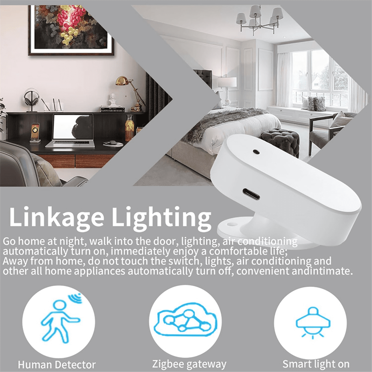 1 * Human Presence Sensor-White