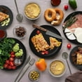 thumbnail image 5 of Zmleve Straw Cutlery Set, Unbreakable Plastic Plate and Bowl Set, Dishwasher and Microwave Safe, Multiple Colors, Serves8, 5 of 7