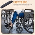 thumbnail image 2 of 2Pcs Universal Wheelchair Short Armrests Pad Armrest Cushion Replacement PVC Sponge Pad Patient Care Accessories Blue Color, 2 of 8