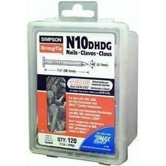 Simpson Strong-Tie Hdg Nails 1-1/2" L 9 Ga Galvanized